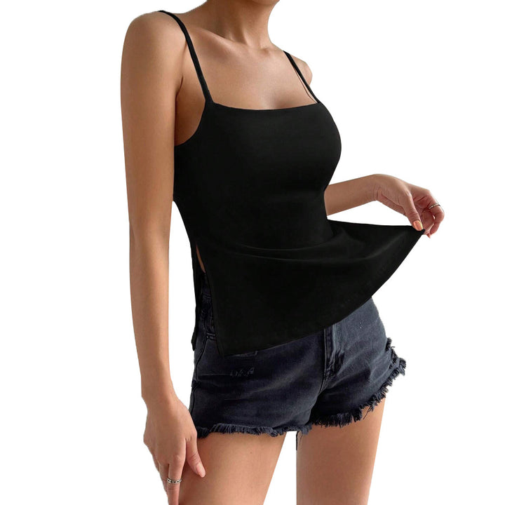 Sleeveless tank top for women with thin spaghetti straps and a chic cut Chic & Stil