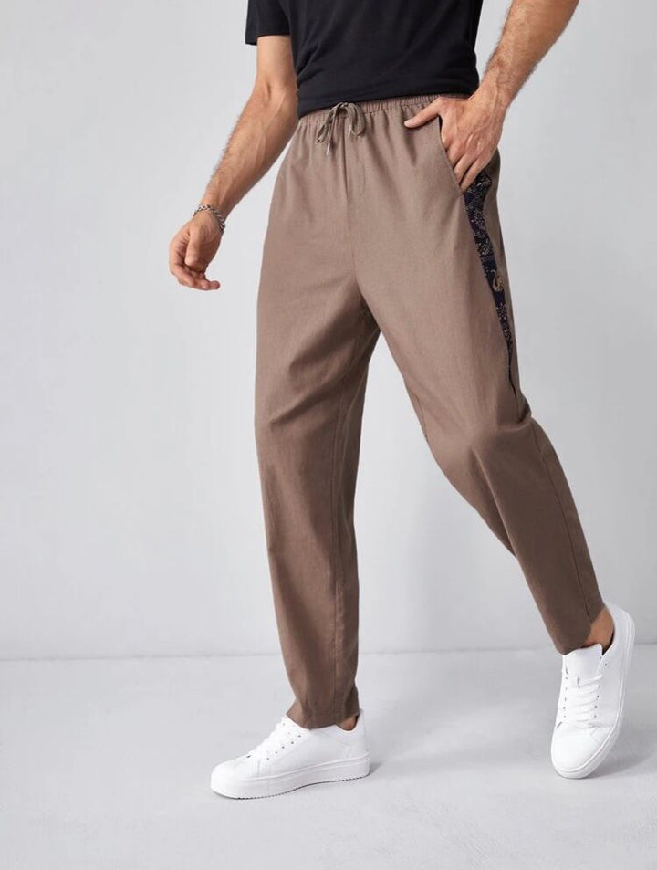 Casual and comfortable linen pants for men Lune London