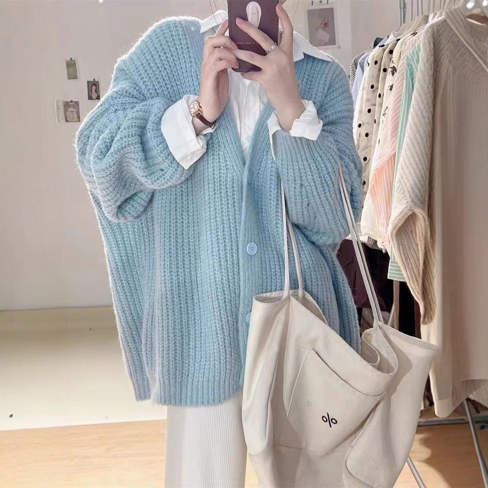 Cardigan en tricot confortable pour femmes à coupe oversize Chic & Stil