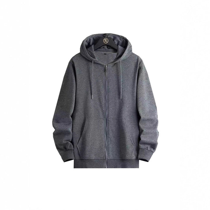 Women casual zip hoodie with functional pockets Lune London