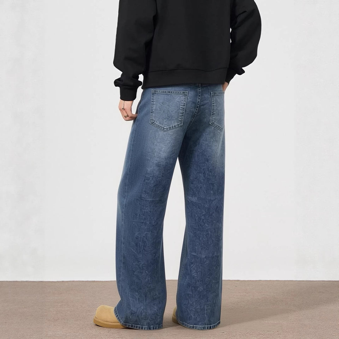 Men's casual bootcut jeans with modern washes Lune London