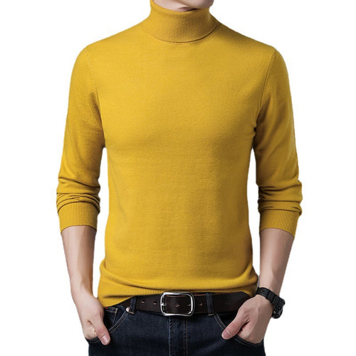 High-quality wool turtleneck sweater for men Lune London