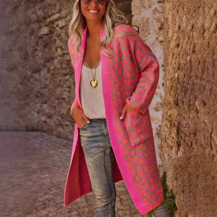 Trendy cardigan for women with eye-catching pattern Lune London