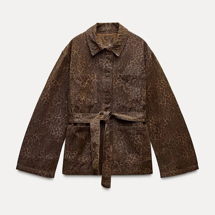 Veste à la mode pour femmes avec ceinture Chic & Stil