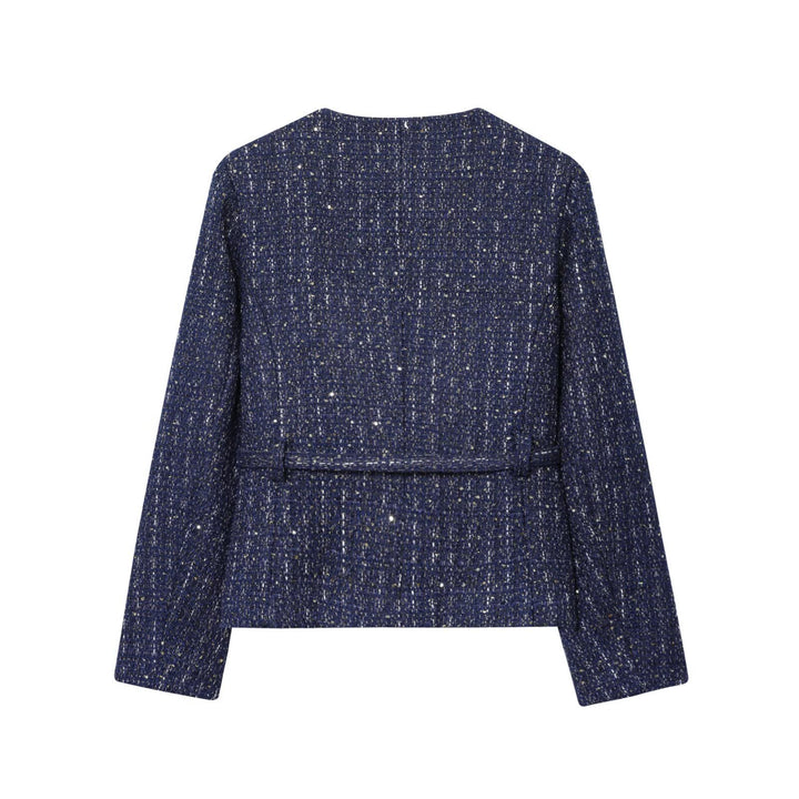 Elegant tweed jacket for women with button details and tailored fit Lune London