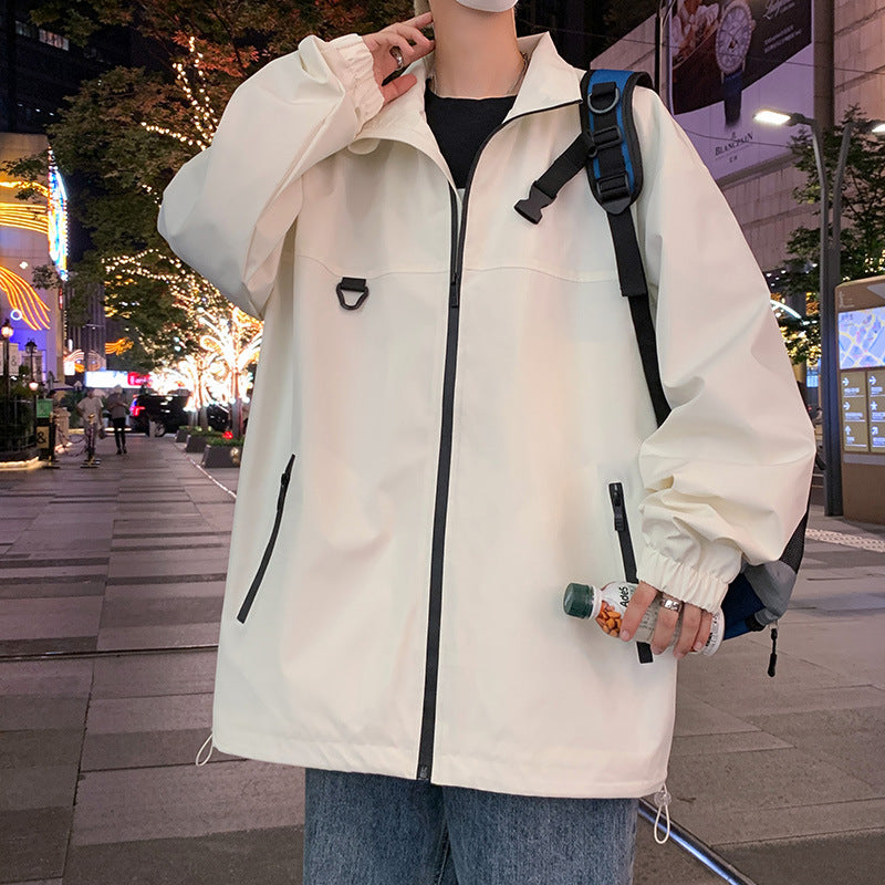 Ladies waterproof transition jacket with practical pockets Lune London