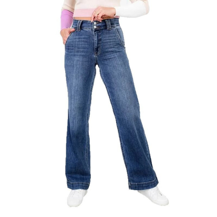 Women High-Waist Mom Jeans Lune London