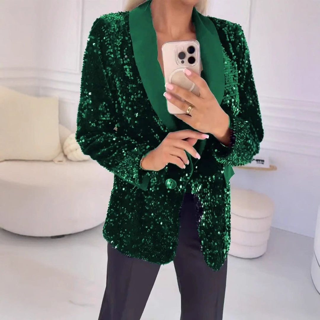 Women's Glittering Blazer Lune London