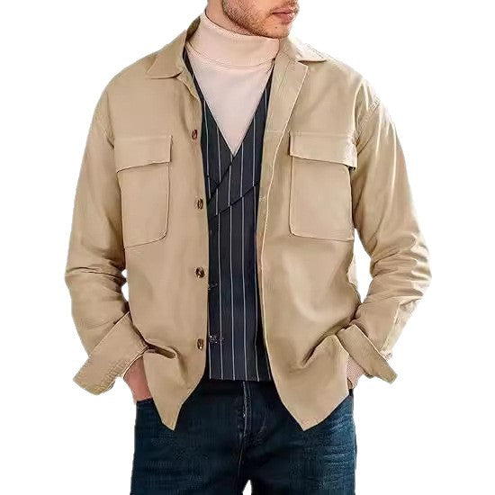 Casual utility jacket for men with practical pockets and modern cut Lune London