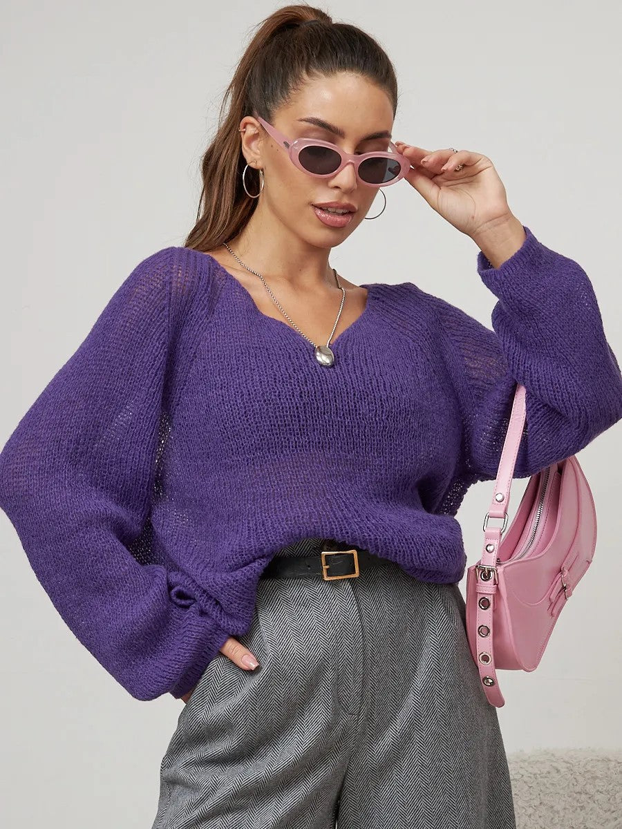 Pull décontracté pour femmes avec une texture décontractée et un matériau doux Chic & Stil