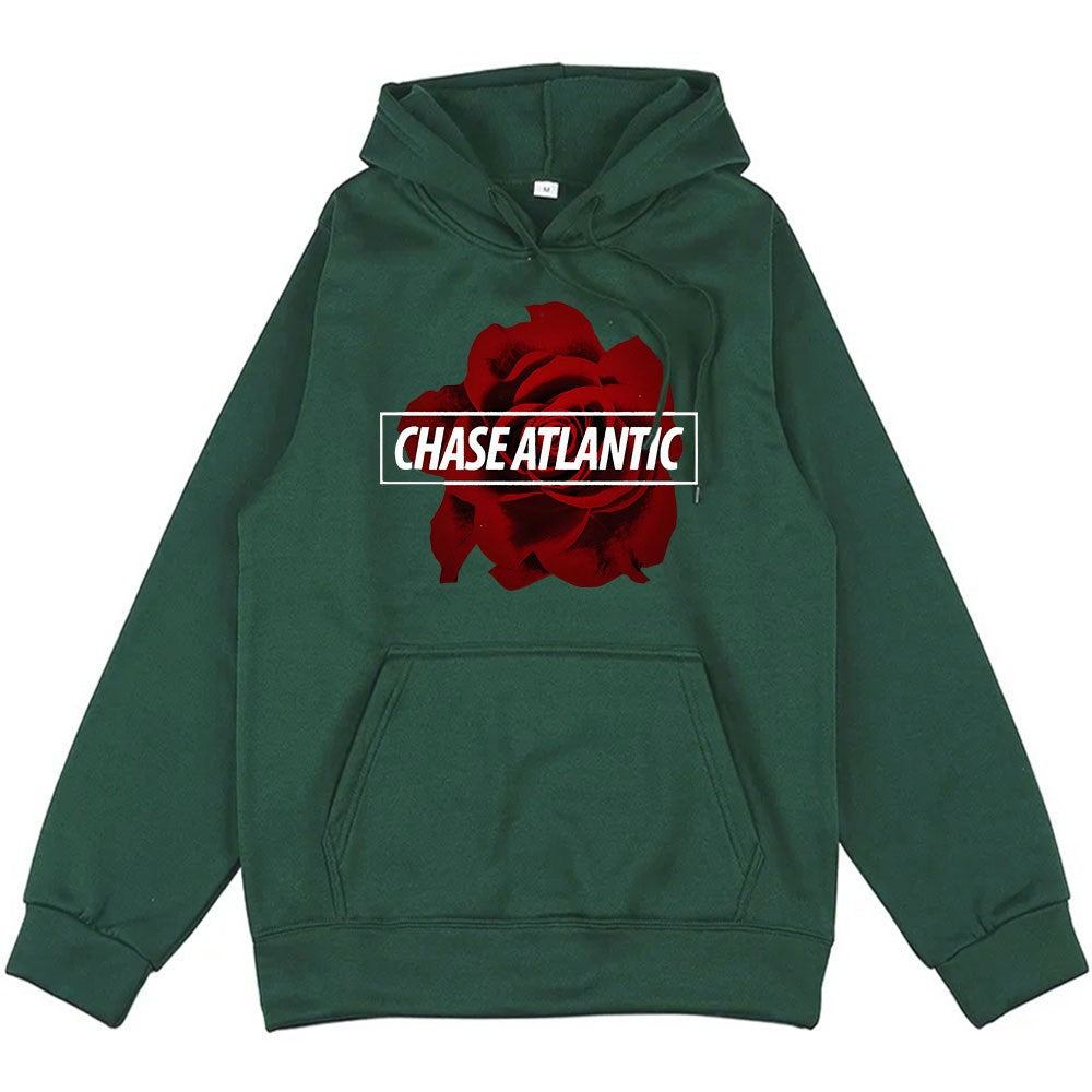 Women's hoodie with romantic rose design Chic & Stil