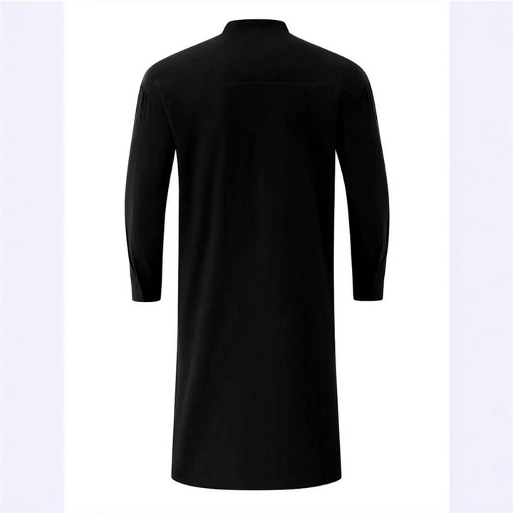Elegant and fashionable Men's Kurta with high collar and chic button details