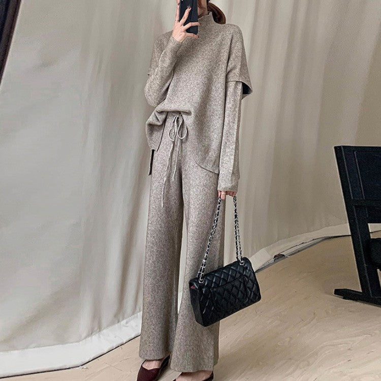 Casual knit set for women with a loose fit Lune London