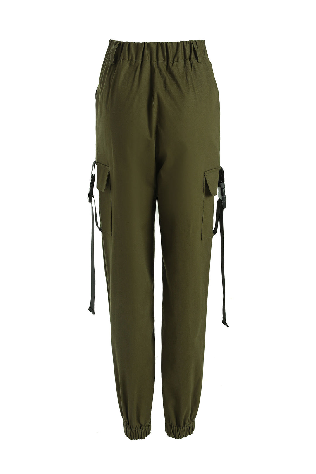 Women's cargo pants with elastic waistband and practical side pockets Lune London