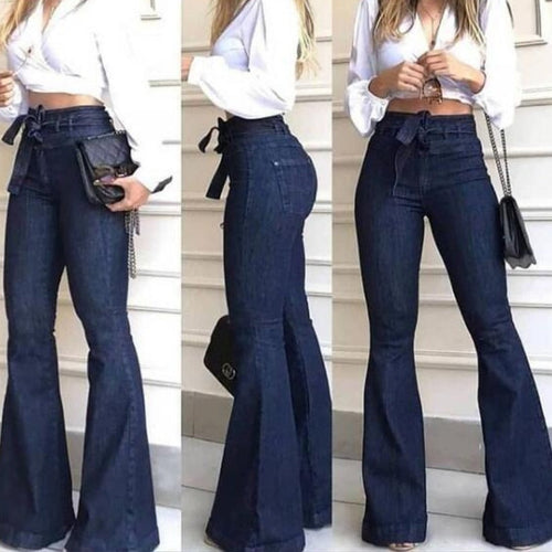 Lune London | Women's Flared Jeans with High Waistband