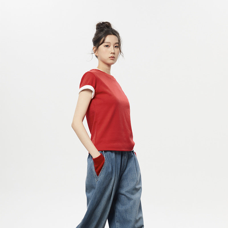 T-shirt décontracté pour femmes avec coupe moderne Chic & Stil