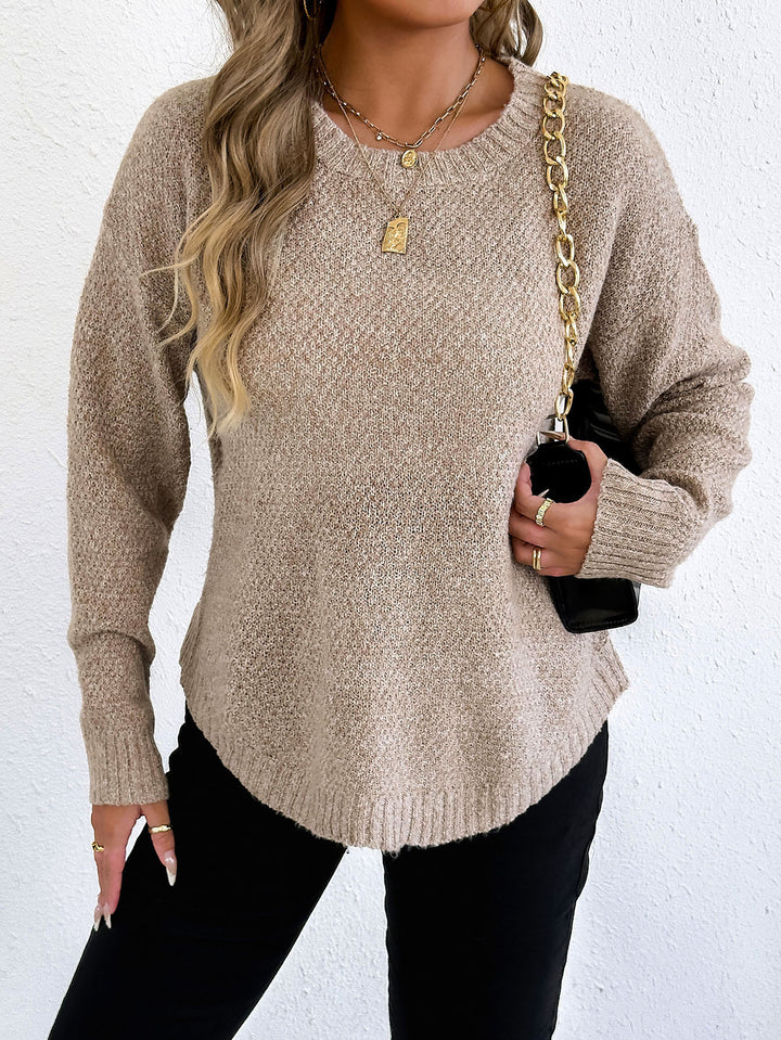 Casual knit sweater for women with high-quality structured pattern Lune London