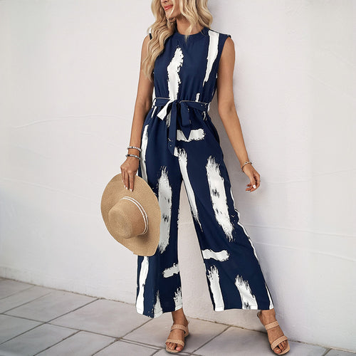 Chic Women's Wide Leg Pants Overall Lune London