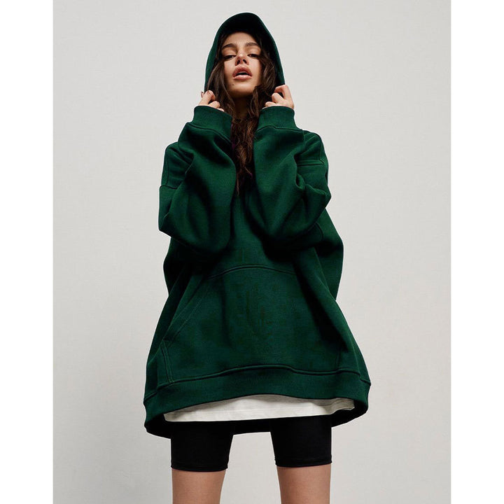 Women Oversized Comfortable Hoodie with Kangaroo Pocket Lune London