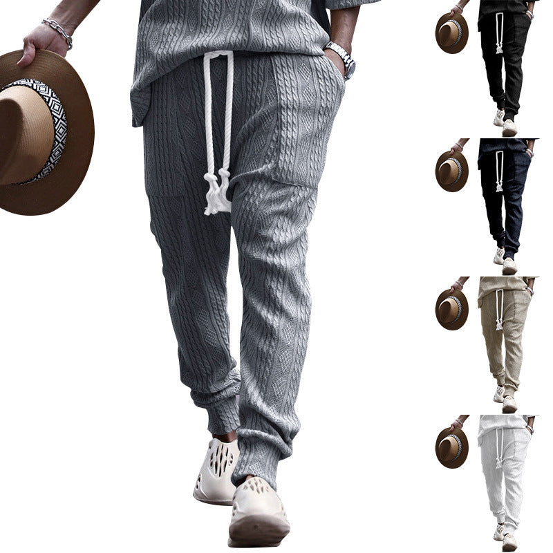 Fashion knit set for men with elastic waistband and durable material Lune London