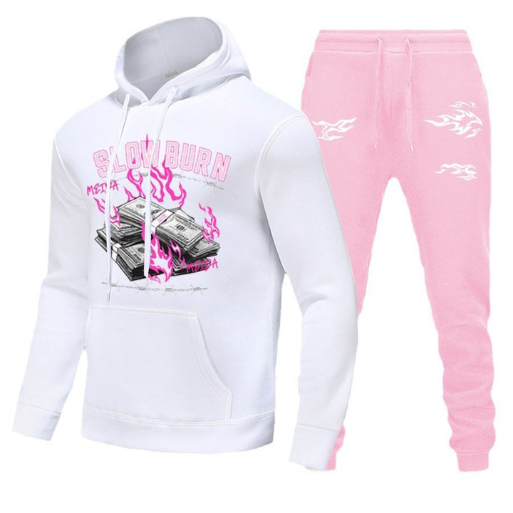 Women's hoodie and jogger pants set with a captivating graphic design Lune London