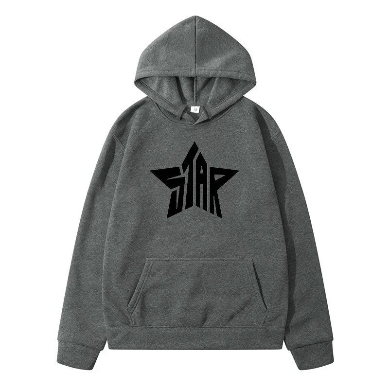 Women's hoodie with stylish star motif Chic & Stil