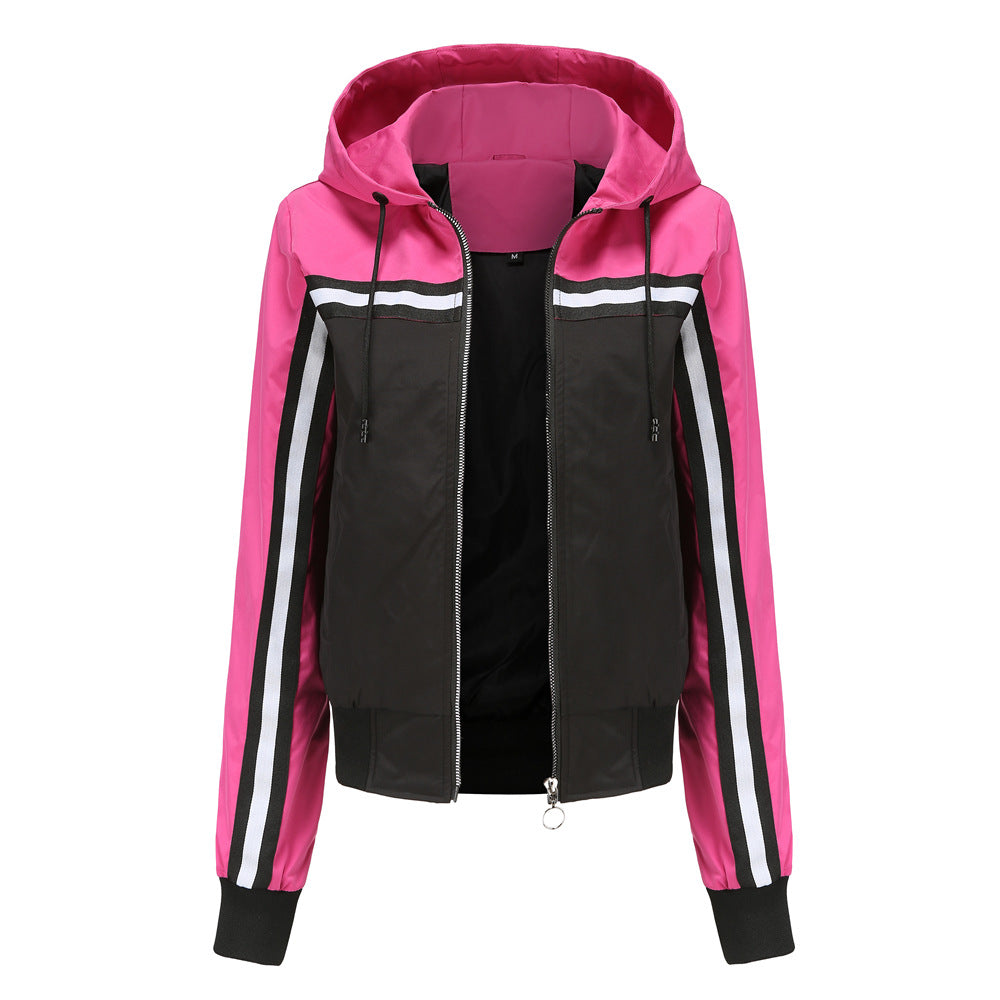 Women's sports jacket with modern stripe elements Lune London