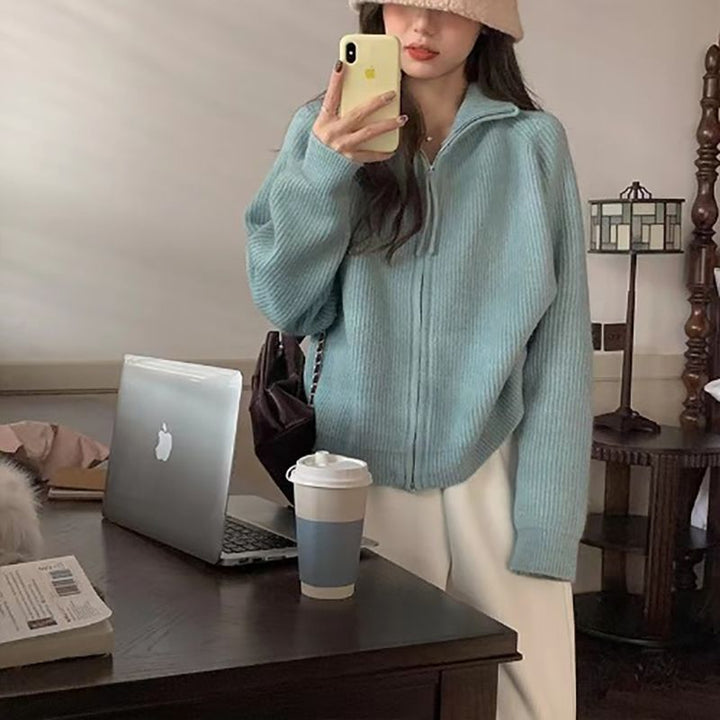 Gilet femme avec fermeture éclair asymétrique Chic & Stil