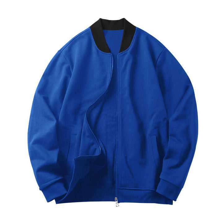 Sporty bomber jacket for men with elastic inserts and practical zipper Lune London