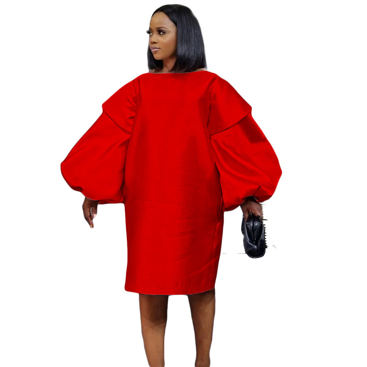 Elegant dress for women with voluminous and fluid sleeves Lune London