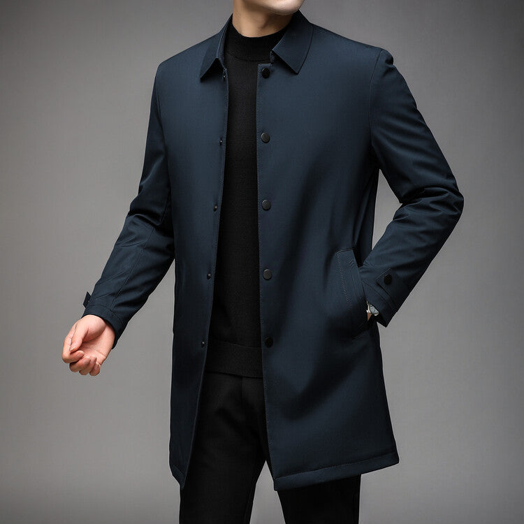Elegant transitional jacket for men with practical design Lune London