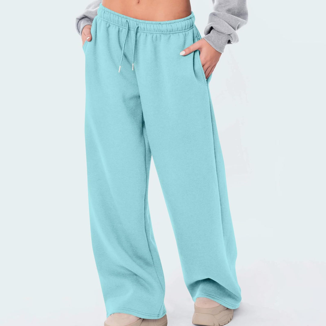 Loose leisure pants for women with elastic waist and pockets Lune London