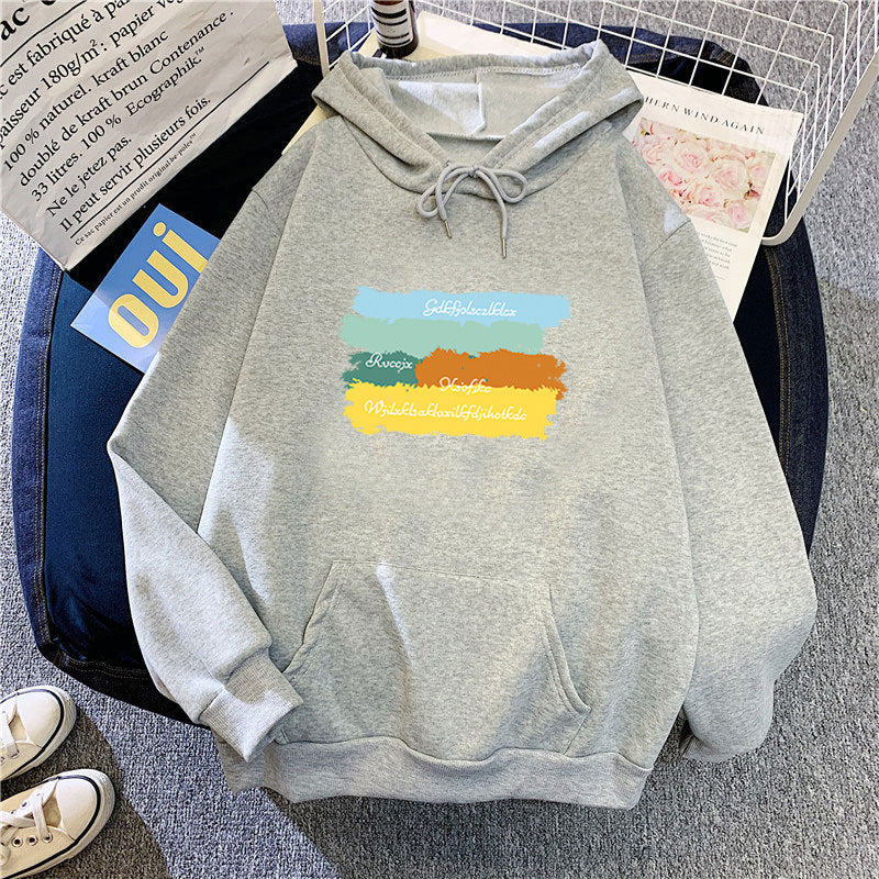 Women's casual hoodie with creative graphic design Chic & Stil