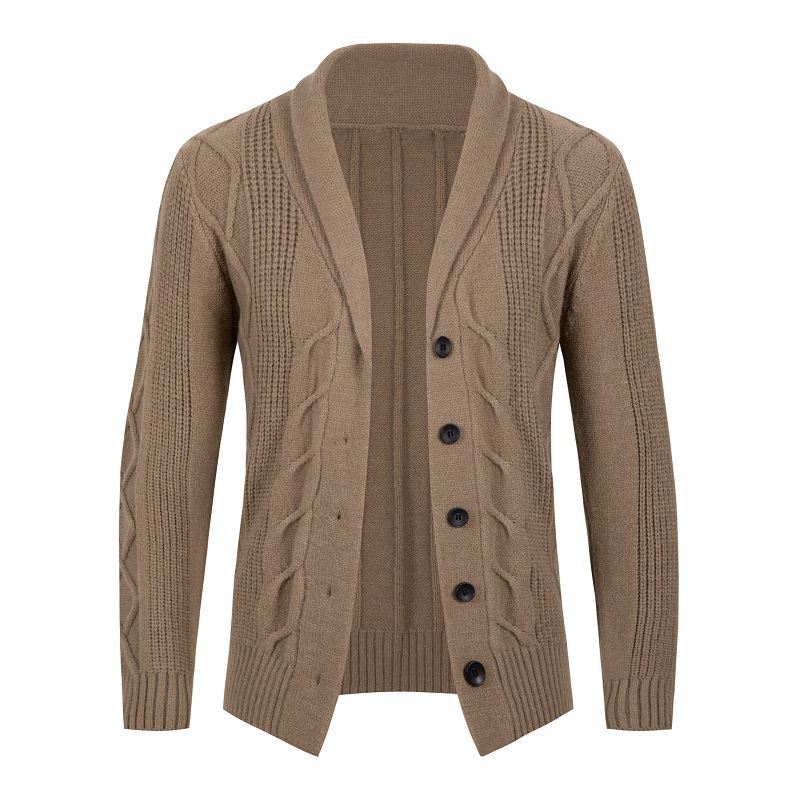 Men's knitted jacket with an innovative textured pattern and a comfortable fit Lune London