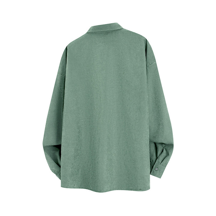 Ladies Casual Overshirt in Soft Fabric with Convenient Pockets Lune London