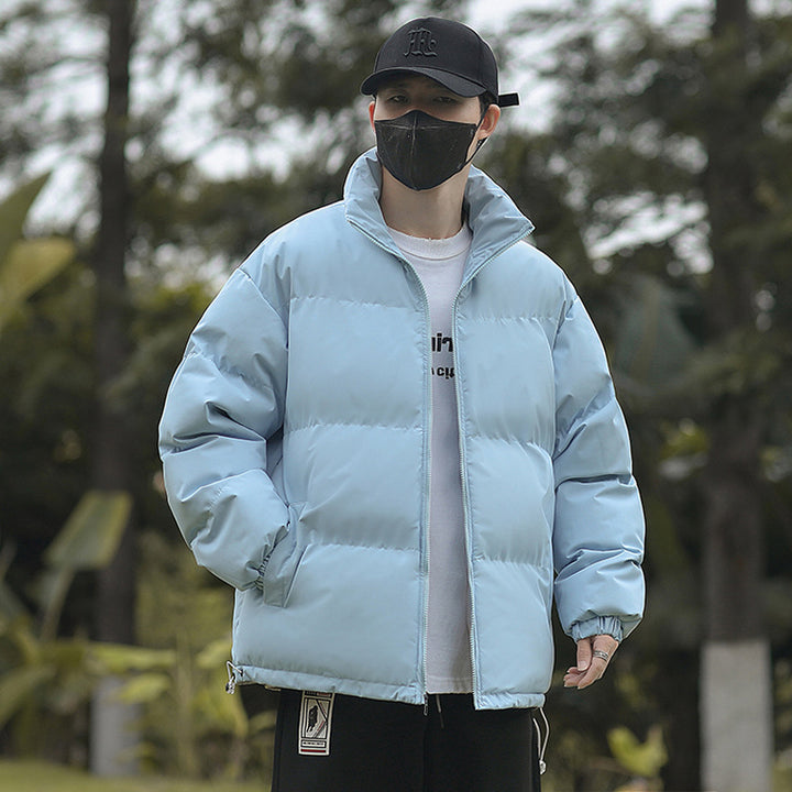 Isolated transition jacket for men with high collar Lune London