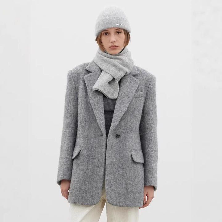 Blazer en laine élégant et confortable pour femme avec coupe moderne Chic & Stil