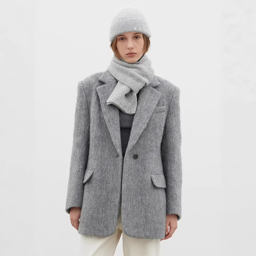 Blazer en laine élégant et confortable pour femme avec coupe moderne Chic & Stil