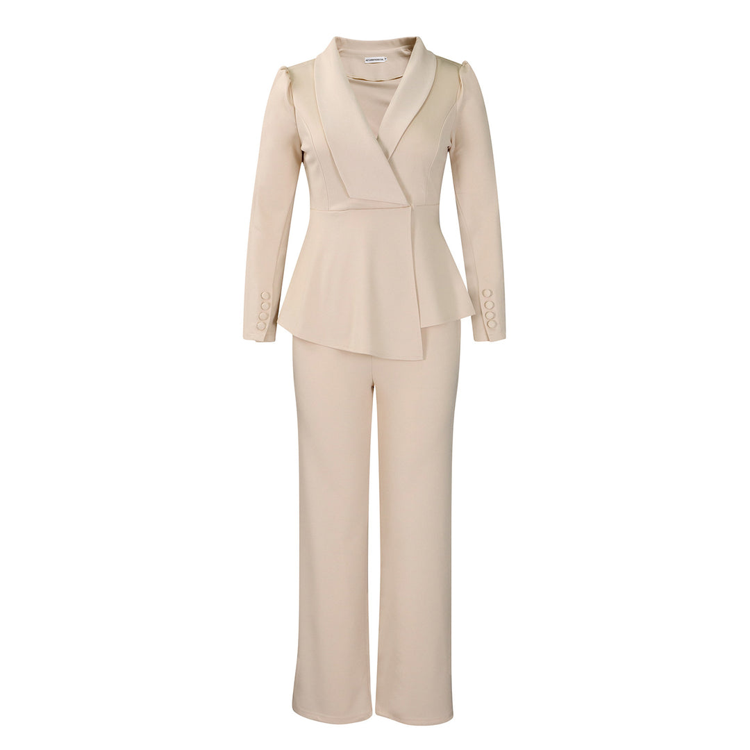 Ladies' set with elegant cut and fluid blazer Lune London
