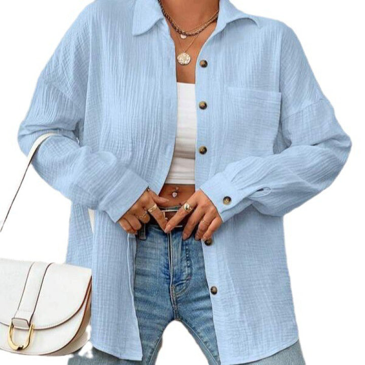 Casual overshirt for women with button details Lune London
