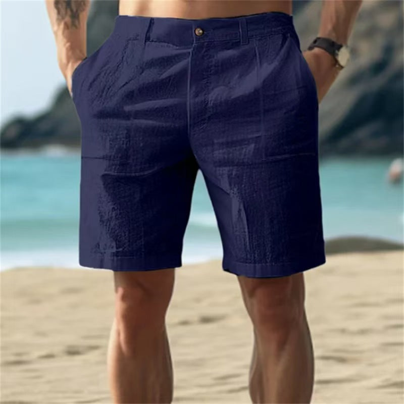 Men's swim shorts with quick-drying material and practical side pockets Lune London