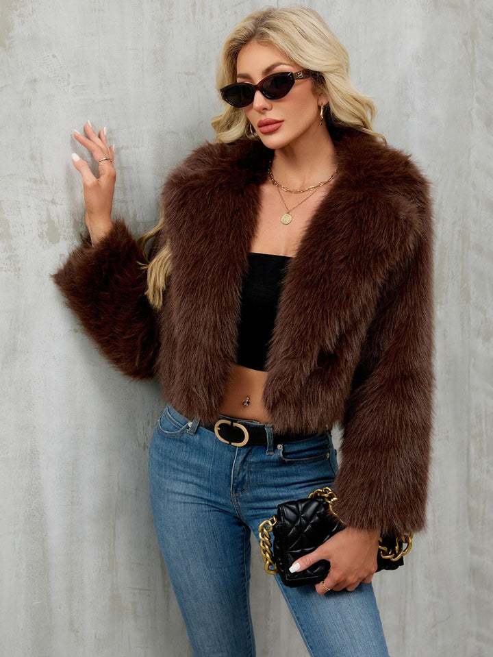 Women's Elegant Faux Fur Bolero Lune London