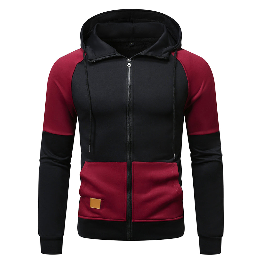 Sporty hoodie for men with a unique color block design Lune London