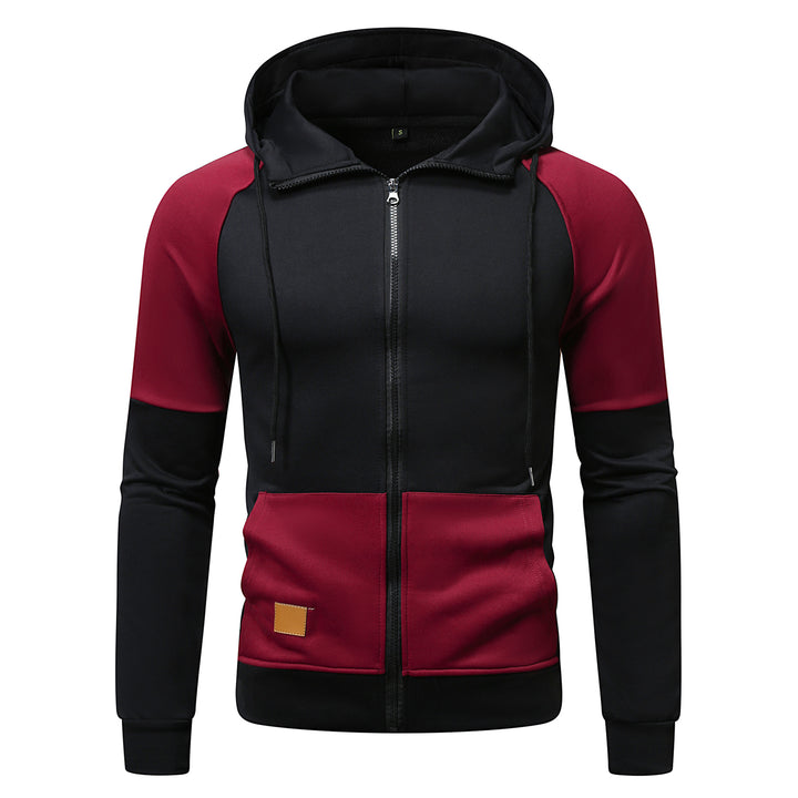 Sporty hoodie for men with a unique color block design Lune London
