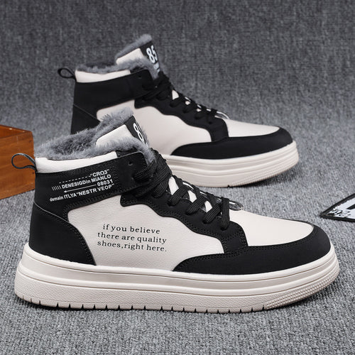 High-top sneakers for women with warm inner lining and non-slip sole Lune London