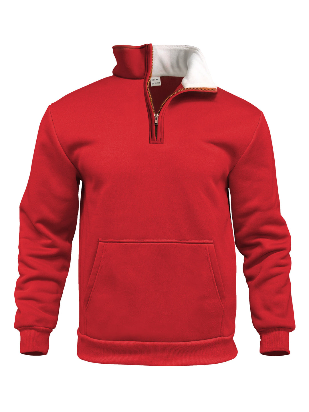 Men's sporty sweatshirt with an innovative collar and a practical kangaroo pocket Lune London