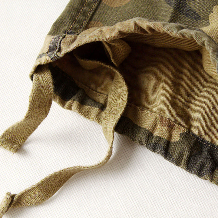 Men's Cargo Pants with Elastic Waistband and Versatile Pockets Lune London