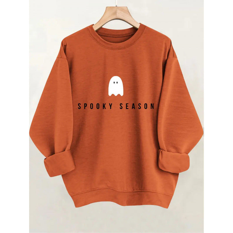 Women's sweatshirt with casual spooky design and soft inner fleece Lune London