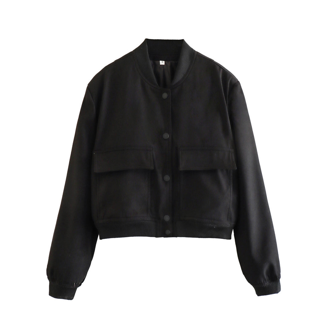 Sporty bomber jacket for women with padded lining and practical pockets Lune London