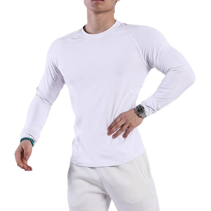 Long Sleeve Men's Sports T-Shirt in Breathable and Moisture-Wicking Fabric Lune London